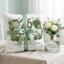 Geschenk 26. Hochzeitstag – personalisiertes Kissen zur Jadehochzeit mit Namen und Datum