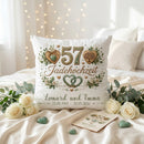 Geschenk Jadehochzeit mit Namen und Datum für 57 Jahre Ehe