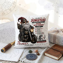 Personalisiertes Kissen Sternzeichen Jungfrau mit Name und Geburtsdatum als besonderes Geschenk für Männer