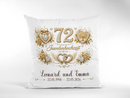 Geschenk zum 72. Hochzeitstag mit Namen und Hochzeitsdatum