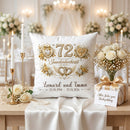 Geschenk Juwelenhochzeit mit Namen und Datum für 72 Jahre Ehe