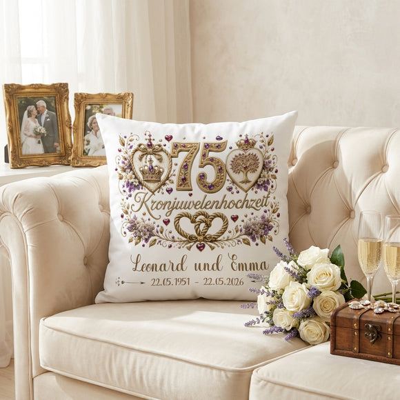 Geschenk Kronjuwelenhochzeit für Großeltern und Urgroßeltern