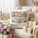 Geschenk Kronjuwelenhochzeit mit Namen und Datum für 75 Jahre Ehe