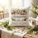 Geschenk Lärchenhochzeit mit Namen und Datum für 69 Jahre Ehe