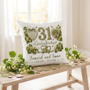 Lindenhochzeit Kissen personalisiert als hochwertiges Hochzeitsjubiläum Geschenk