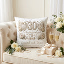 Romantisches Geschenk zur Perlenhochzeit mit individueller Personalisierung