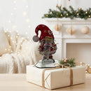 Geld zu Weihnachten verschenken für Frauen mit Glasröhrchen und Wichtel