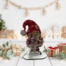 1. Geldgeschenk Weihnachten personalisiert mit roter Wichtelfrau und Wunschname