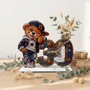 1. Geldgeschenk 30 Mann mit Glasröhrchen Teddy und blau braunem Design            Gefällt dir diese Persönlichkeit?