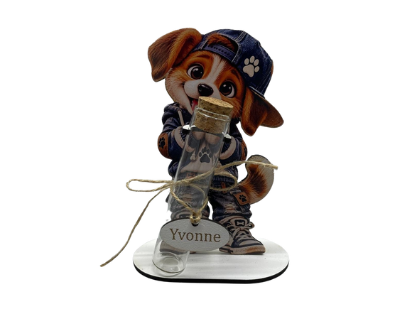Personalisiertes Geschenk für Hundefans mit süßem Hundemotiv