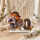 Geburtstagsgeschenk Mann zum 40. mit Teddy Sternen und Jeans-Look