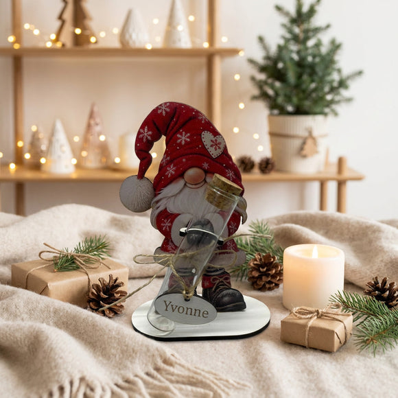 Geldgeschenk Weihnachten für Familie und Freunde mit Weihnachtswichtel