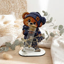 Geld originell verschenken mit Teddy Motiv und personalisiertem Anhänger