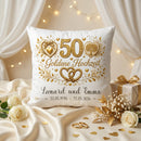 Personalisiertes Geschenk für 50 Jahre Ehe mit Namen und Hochzeitsdatum