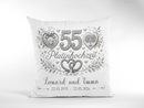 Geschenk zum 55. Hochzeitstag mit Namen und Hochzeitsdatum