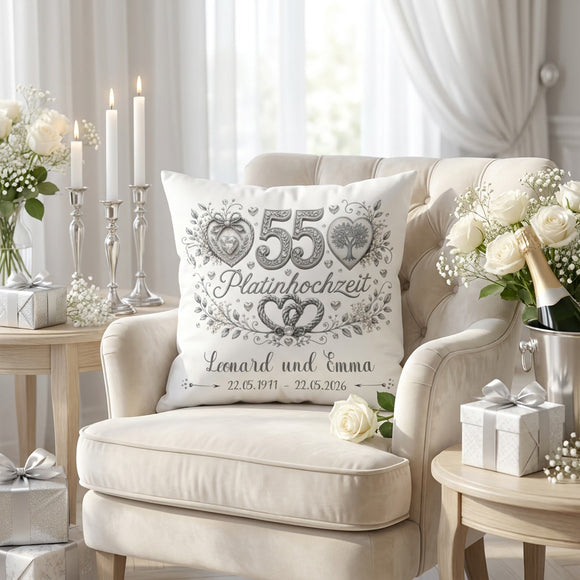 Geschenk Platinhochzeit für Eltern und Großeltern