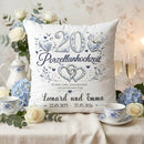 Porzellanhochzeit Kissen als hochwertiges Geschenk für Ehepaare