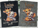 U-Heft Hülle Elefant & Giraffe – personalisiert mit Name & Daten-2