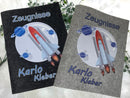 Personalisierte Zeugnismappe Rakete – Filzmappe Weltall A4 Junge-3