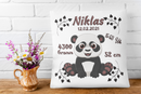 Personalisiertes Kissen zur Geburt – Panda-Design für Jungen & Mädchen-2