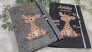 U Heft Hülle Filz mit Namen Datum Impfpass Giraffe untersuchungsheft hülle personalisiert Geschenk Geburt-15