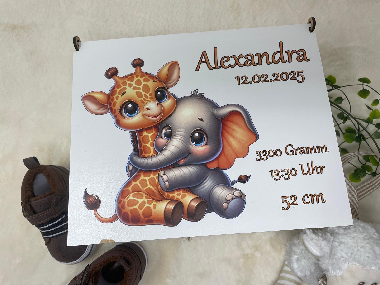 Erinnerungsgeschenk zur geburt