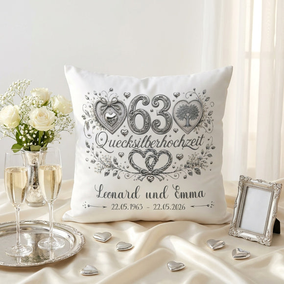 Geschenk Quecksilberhochzeit für Großeltern und Urgroßeltern