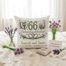 Geschenk Schnittlauchhochzeit personalisiertes Kissen