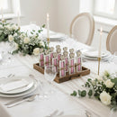 Holz Gastgeschenk mit Herz und Name für Festtafel