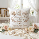 Seidenhochzeit Kissen personalisiert als romantisches Hochzeitsjubiläum Geschenk