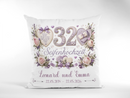 Seifenhochzeit Kissen personalisiert als hochwertiges Hochzeitsjubiläum Geschenk