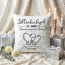 Silberhochzeit Geschenk als individuelles Kissen für 25 Jahre Ehe