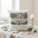 Geschenk Steinerne Hochzeit mit Namen und Hochzeitsdatum für 67 Jahre Ehe