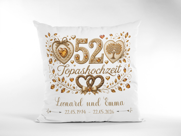 Geschenk Topashochzeit für Eltern und Großeltern