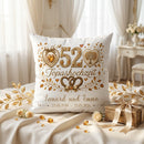 Geschenk zum 52. Hochzeitstag mit Namen und Hochzeitsdatum