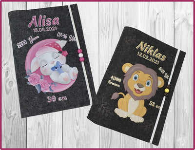 U-Heft-Hüllen mit Namen