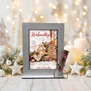 Weihnachtsgeld originell verschenken mit selbststehendem Aufsteller und Glasröhrchen