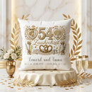 Geschenk Zeushochzeit personalisiertes Kissen zum 54. Hochzeitstag