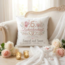 Personalisiertes Hochzeitskissen zum 6. Hochzeitstag