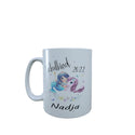Einschulung Geschenk Schulkind Tasse mit Namen Geschenkideen Schulanfang personalisierte Tassen mit Meermaid & einhorn Einschulungsgeschenk