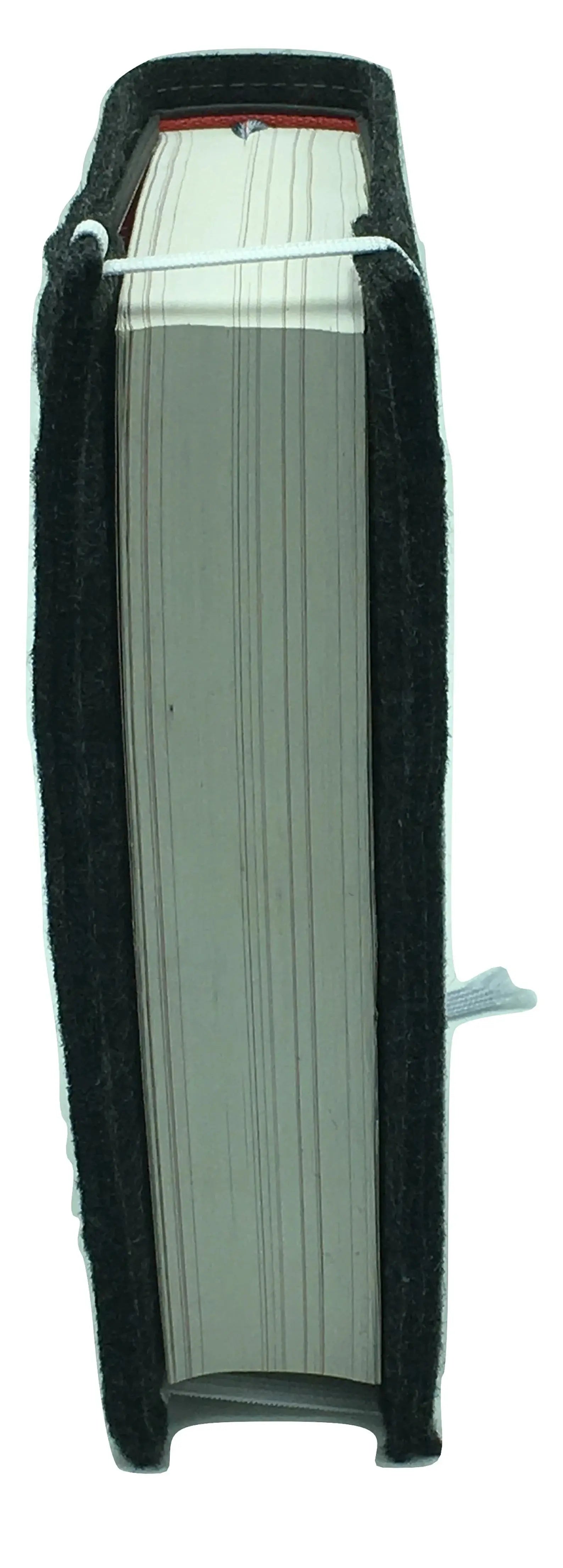Gotteslobhülle mit Namen aus filz mit Kreuz Grün/weis Gesangbuch Fadensalat-shop