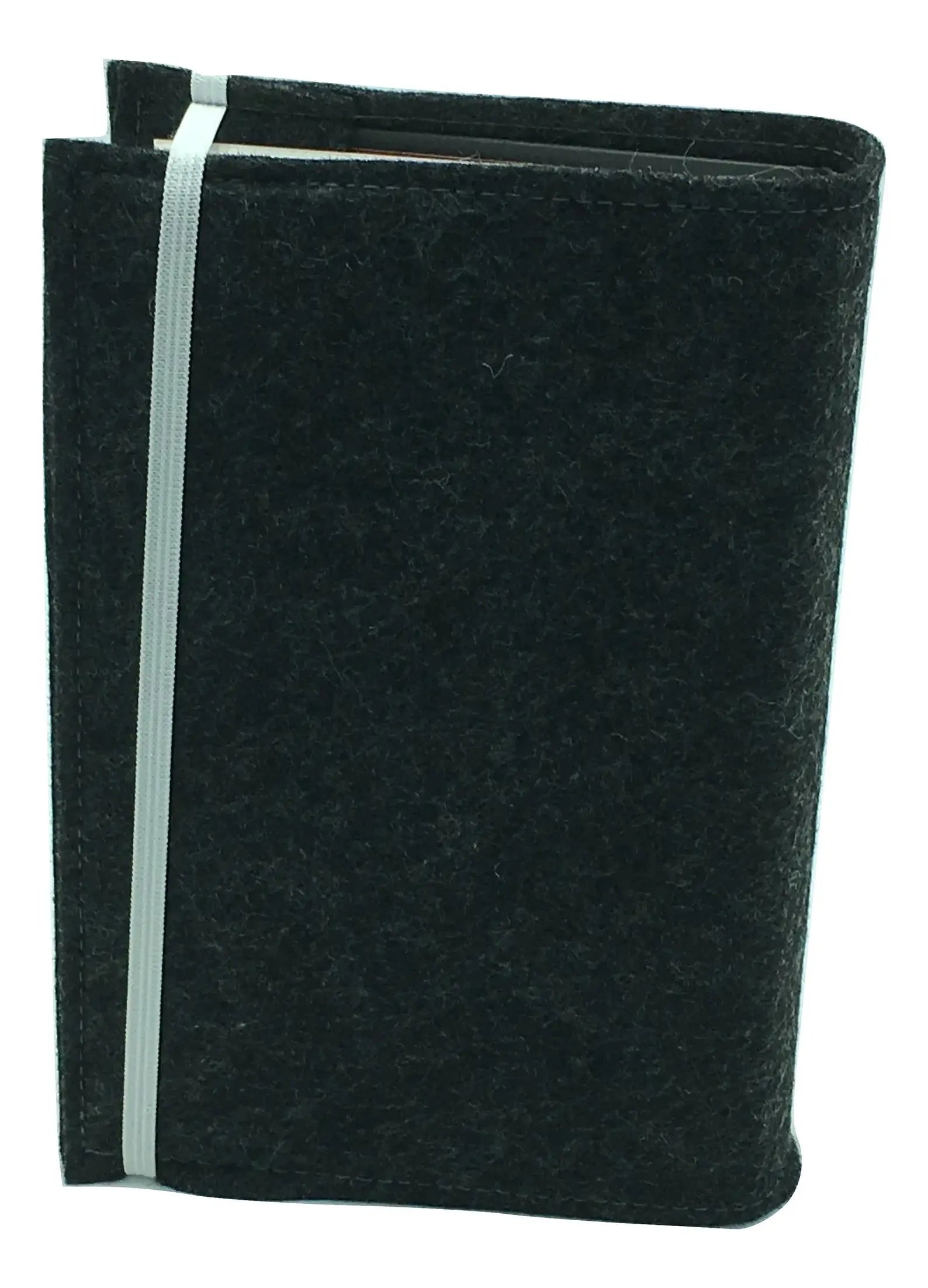 Gotteslobhülle mit Namen aus filz mit Kreuz Grün/weis Gesangbuch Fadensalat-shop