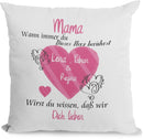 Kissen Mama geschenk mit Namen | Geburtstagsgeschenk Mama | Muttertags Geschenke Personalisiert Fadensalat-shop