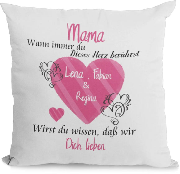 Kissen Mama geschenk mit Namen | Geburtstagsgeschenk Mama | Muttertags Geschenke Personalisiert Fadensalat-shop