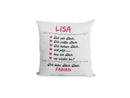 Kissen Mit Namen Datum Ich sah dich ,ich liebe dich Hochzeitstag Valentinstags Geschenk Freund Freundin Geburtstag Fadensalat-shop