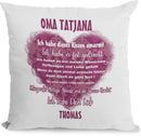 Kissen Oma geschenk mit Namen wir haben es umarmt Individuell personalisiert einzahl mehrzahl enkelnamen dekokisse Fadensalat-shop