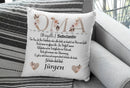 Geschenkidee: Kissen für Oma mit Definition und Enkelnamen