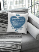 Kissen Papa geschenk mit Namen wir haben es umarmt Individuell personalisiert einzahl mehrzahl namen dekokissen Fadensalat-shop