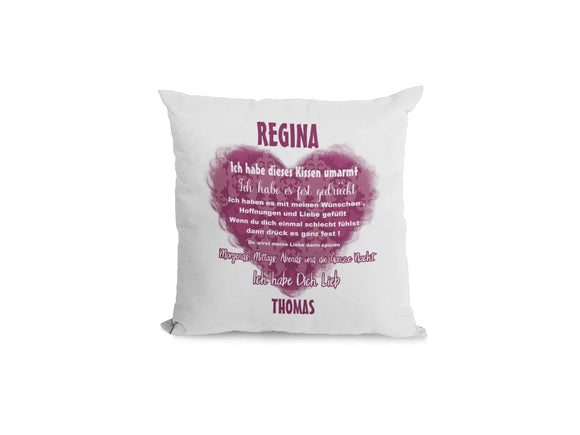 Kissen Umarmt Mit Namen Personalisiert Hochzeitstag Valentinstags Geschenk Frau Liebe Fadensalat-shop