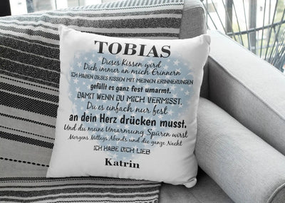 Kissen mit Namen geschenk erinnerungliebeserklärung Individuell personalisiert partnerschaft freundschaft liebe Fadensalat-shop